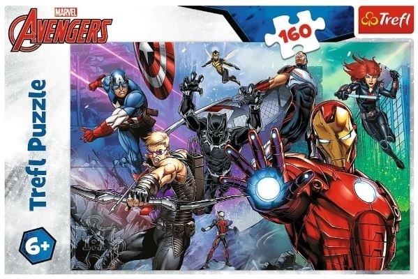 Puzzle 160 pezzi sempre pronti eroi Marvel Avengers