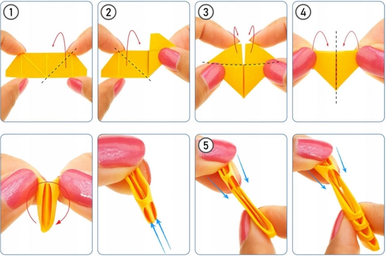 Piegatura facile passo dopo passo
