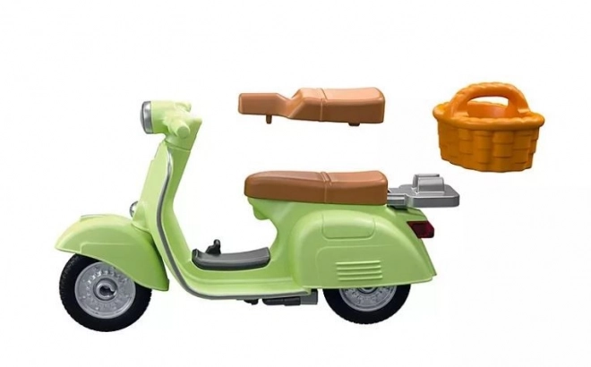 Set di figure Vespa 150 Sprint Veloce del 1969 in verde chiaro