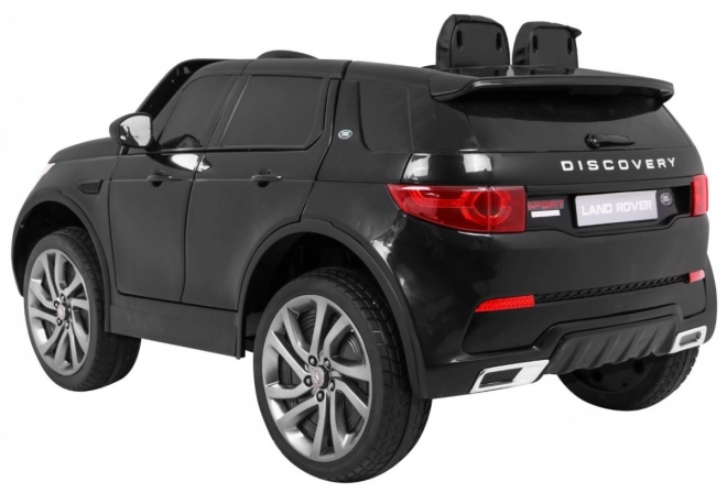 Land Rover Discovery per bambini nero + Telecomando + Cinture di Sicurezza a 5 Punti + Regolazione Sedile + EVA + MP3 LED