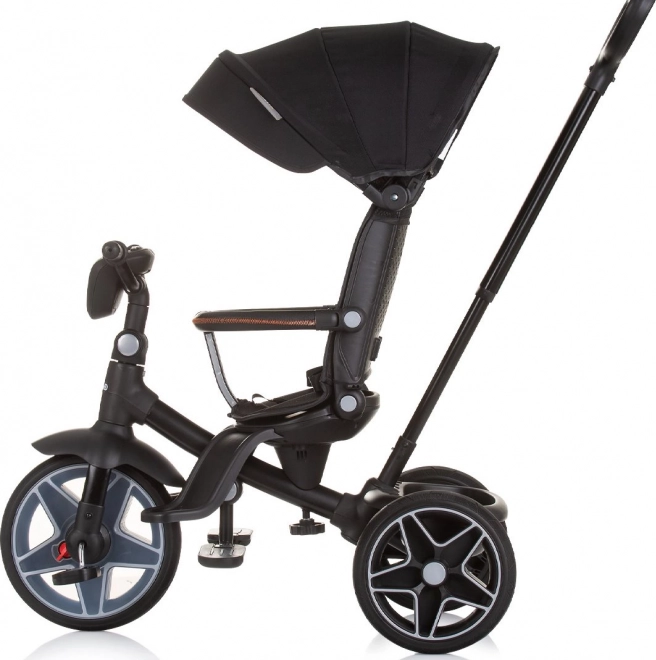 Chipolino triciclo con tettoia e box musicale Derby 2 in 1 Obsidian