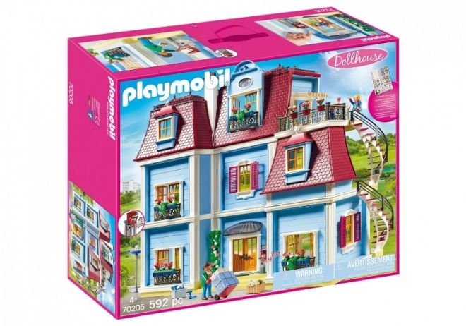 Grande casa delle bambole con Playmobil