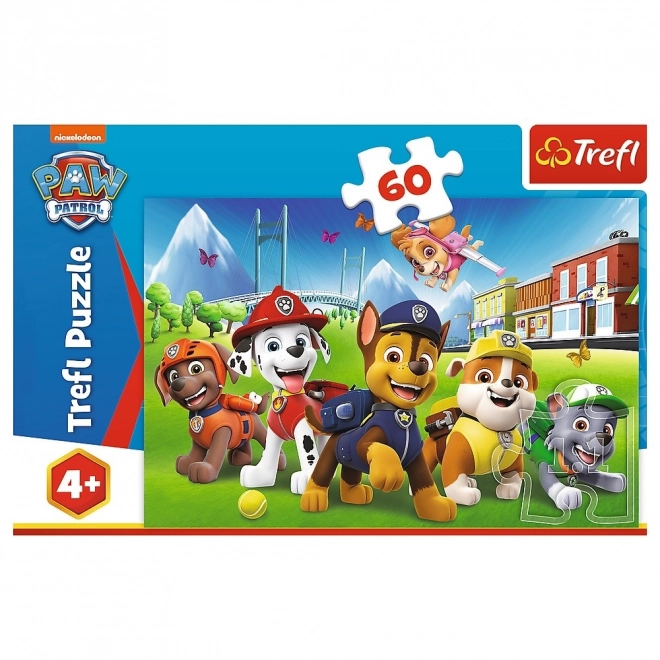 Puzzle 60 pezzi nella radura Paw Patrol