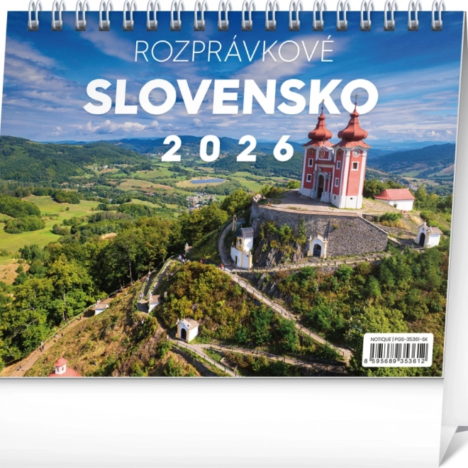 Calendario da Tavolo Slovacchia Fiabesca 2026