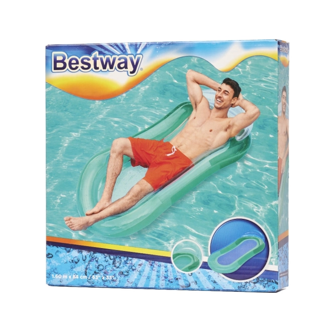 Materasso gonfiabile per nuoto con rete Bestway menta