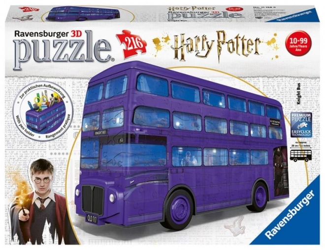 Puzzle 3D Autobus Nottetempo Harry Potter