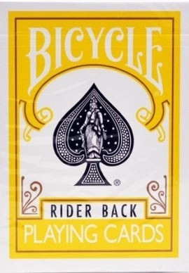 Carte da gioco Bicycle Gialle