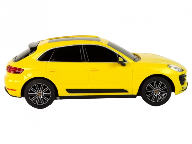 Auto radiocomandata Porsche Macan Turbo gialla 1:24