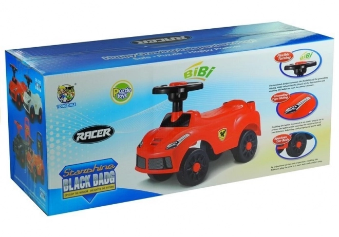 Auto Bambino con Clacson e Adesivi Bianco