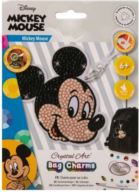 Ciondolo Crystal Art Mickey Mouse