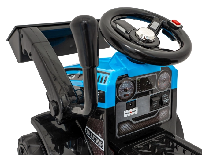 Trattore con Caricatore per Bambini Luci LED e Suoni – blu