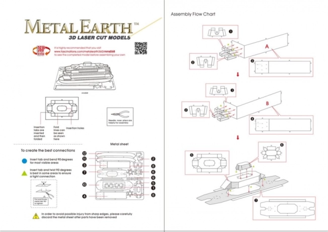 Puzzle 3D Metal Earth Traghetto