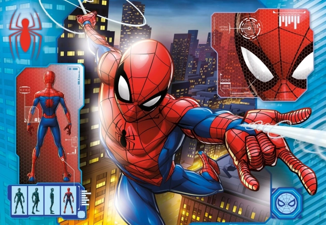 Puzzle con Spiderman 104 pezzi