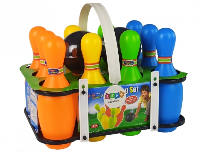 Set da bowling per bambini colorato