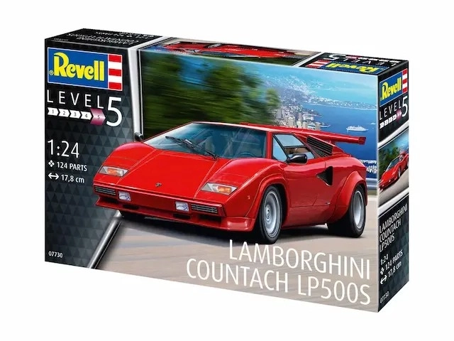 Modello in plastica Lamborghini Countach LP500