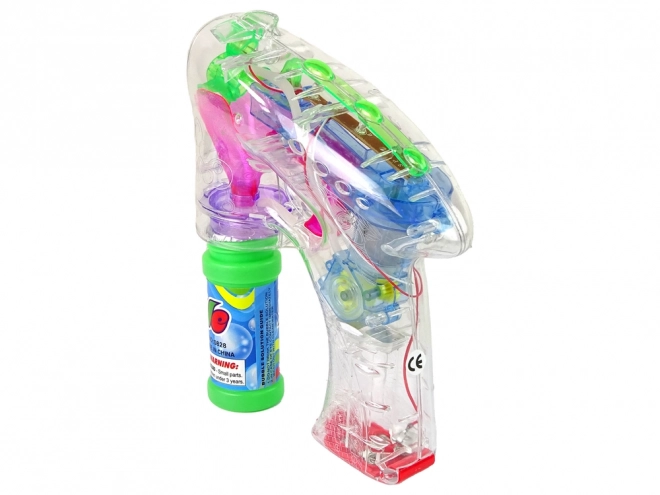 Pistola Spara Bolle di Sapone Colorata