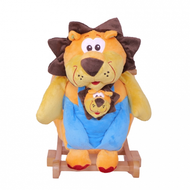 RCsale leone a dondolo con il cucciolo di leone