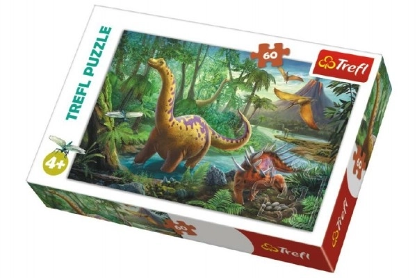 Puzzle 60 pezzi Avventure dei dinosauri