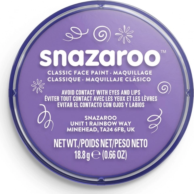 Snazaroo colore viso lilla chiaro 18 ml