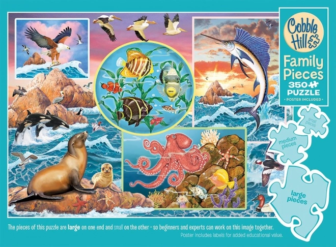 Puzzle Magia dell'Oceano 350 Pezzi per la Famiglia