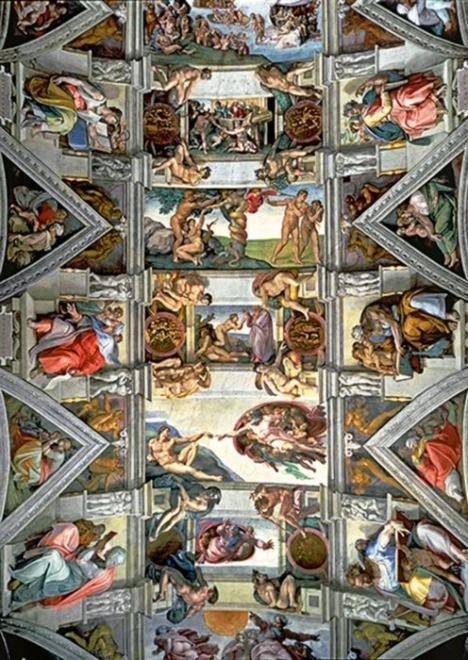 Puzzle 6000 pezzi Volta della Cappella Sistina Trefl