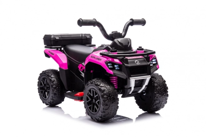 Quad elettrico per bambini explorer rosa