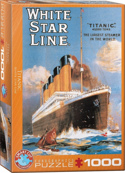 Puzzle Plakat Titanic 1000 Pezzi