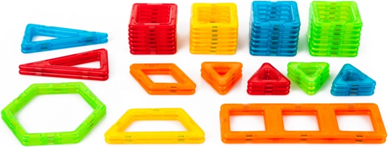 Pezzi magnetici colorati