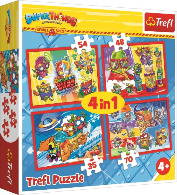 Puzzle Super Things: Agenti Segreti 4 in 1