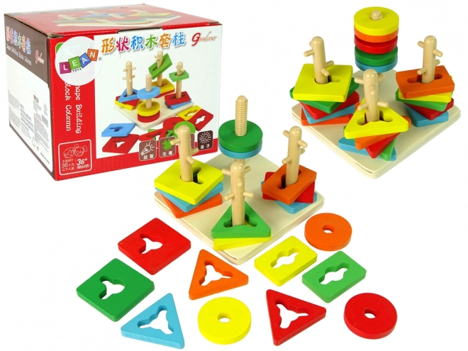 Giocattolo Educativo in Legno: Puzzle e Sorter