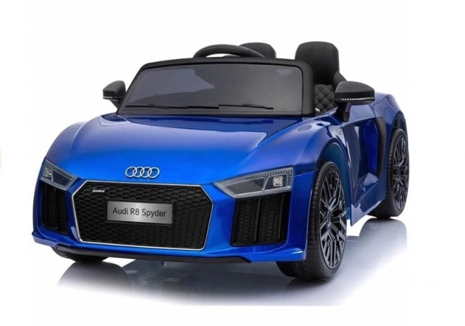 Auto a Batteria Audi R8 Spyder Blu Verniciato