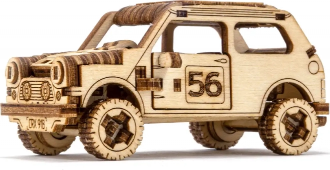 Puzzle 3D in Legno - Modello Auto da Rally