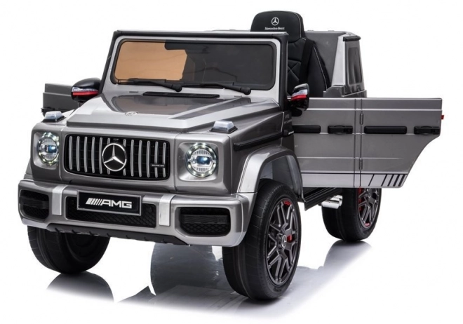 Auto elettrico Mercedes G63 AMG vernice argento