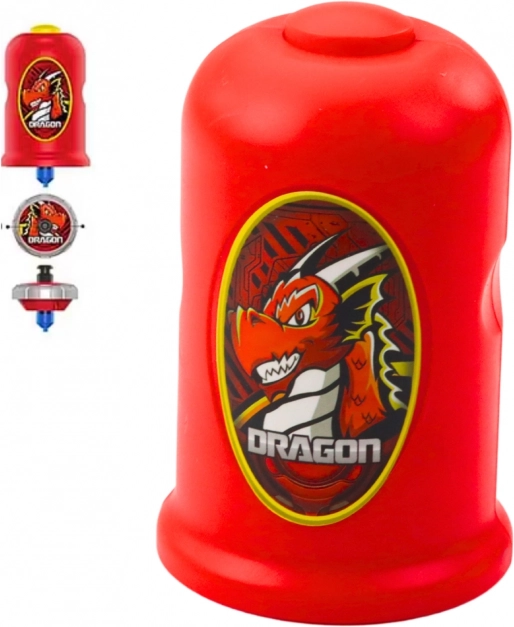 Set Lanciatore e Disco Volante Drago Rosso