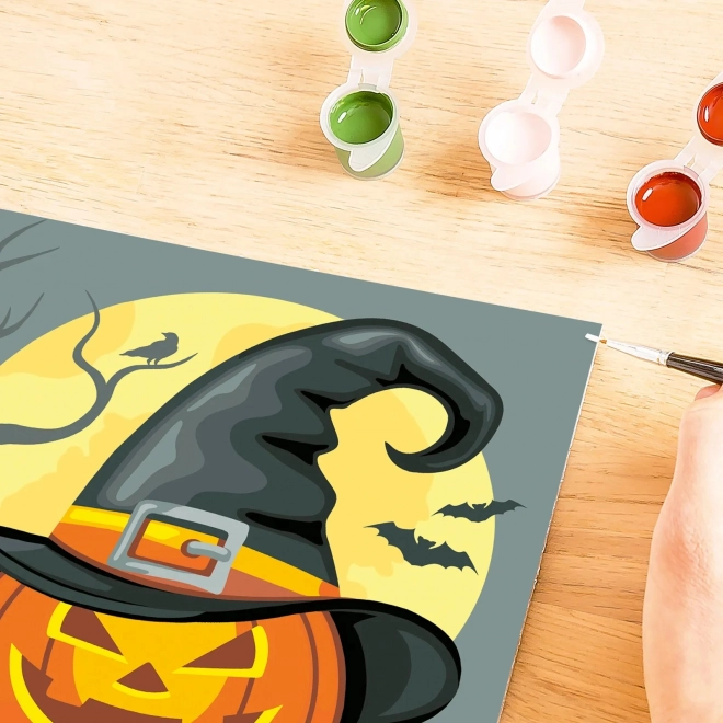 CreArt felice halloween pittura con numeri