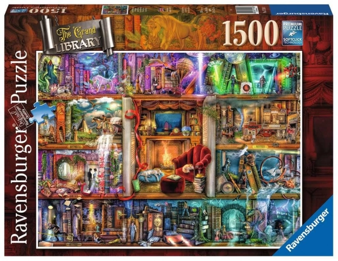 Puzzle La Grande Biblioteca di Ravensburger 1500 pezzi