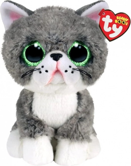 TY mascotte gatto grigio Fergus 15 cm