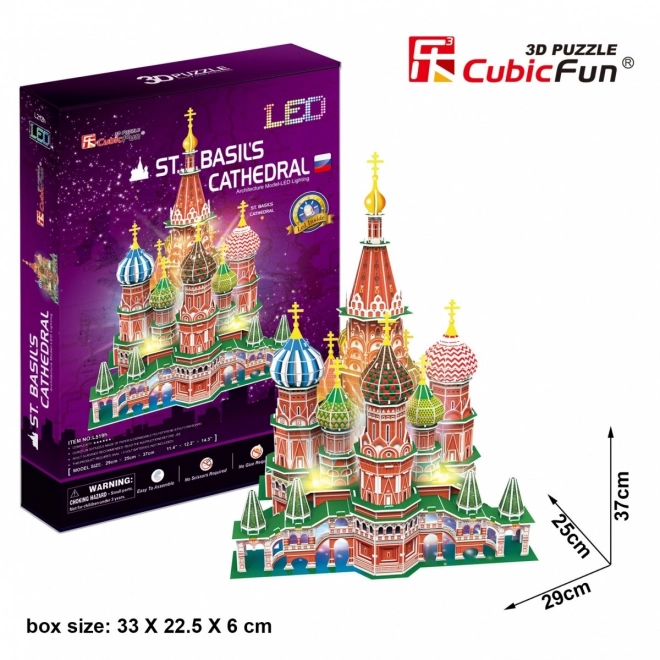 CubicFun: puzzle 3D Led cattedrale di San Basilio