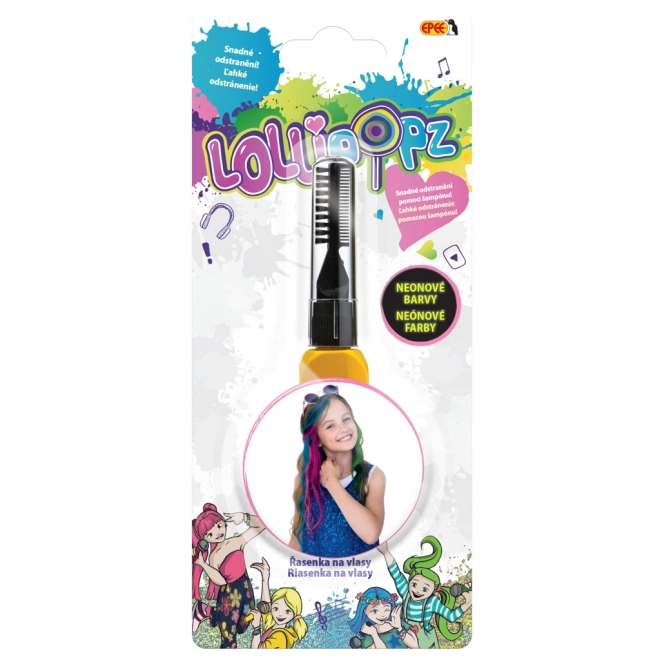 Mascara per capelli Lollipopz - Giallo