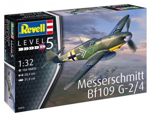 Modello in plastica Messerschmitt Bf 109G-2/4 in scala 1/32