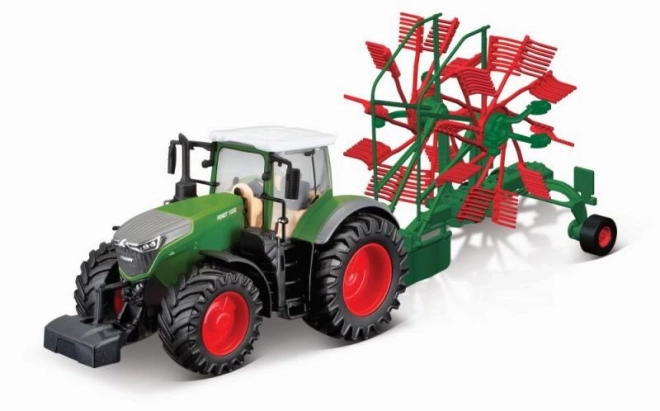 Trattore agricolo con rimorchio Bburago Fendt