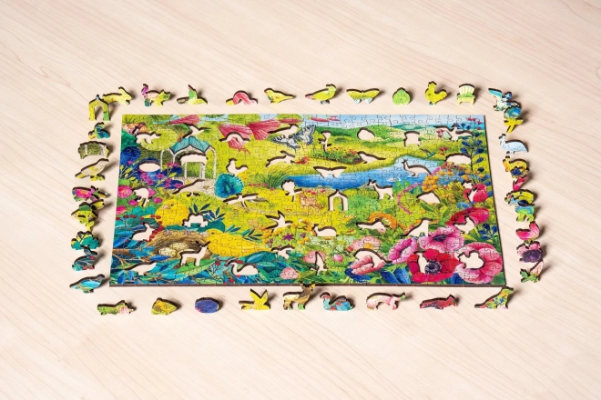 Puzzle in Legno Giardino Selvaggio 500 Pezzi