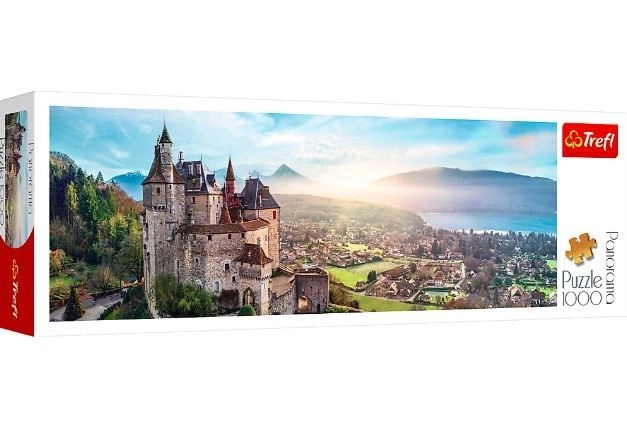 Puzzle Panorama 1000 pezzi - Castello di Menthon, Francia