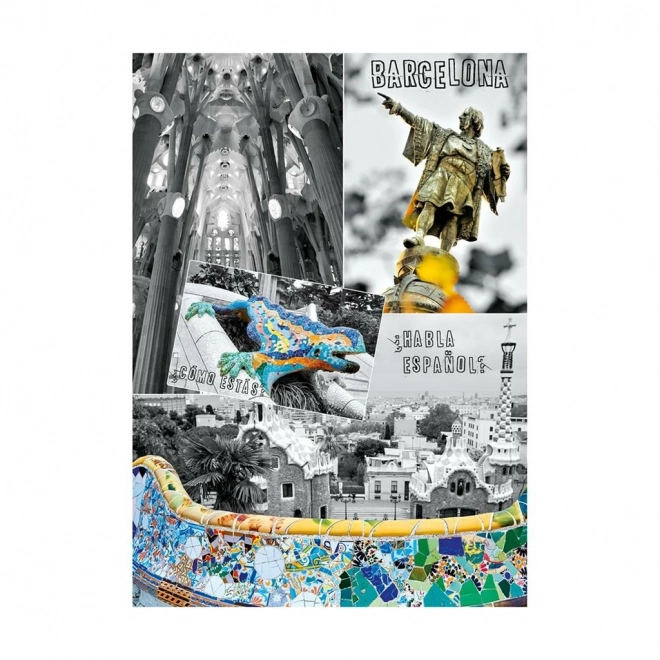 Puzzle Collage Barcellona 1000 pezzi