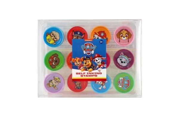 Timbri autoinchiostranti 12 pezzi Paw Patrol in blister 12x9cm