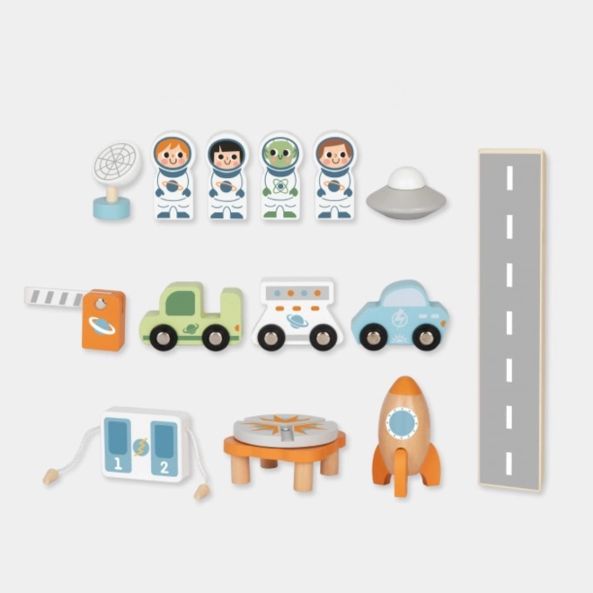 Stazione spaziale in legno TOOKY TOY