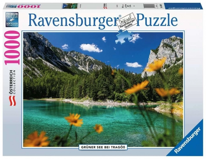 Puzzle Il Lago Verde Tragöß Austria 1000 Pezzi