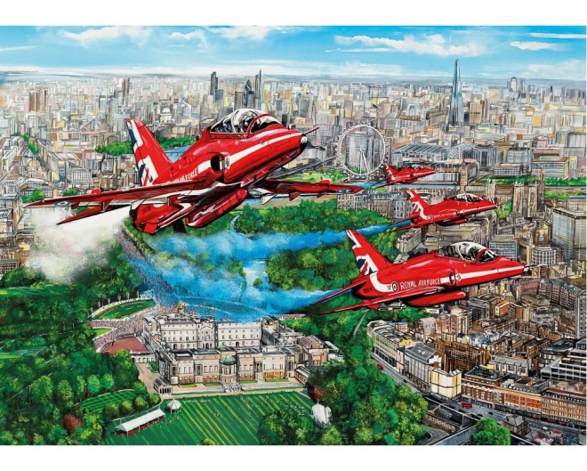 Puzzle 1000 Pezzi Red Arrows sopra Londra