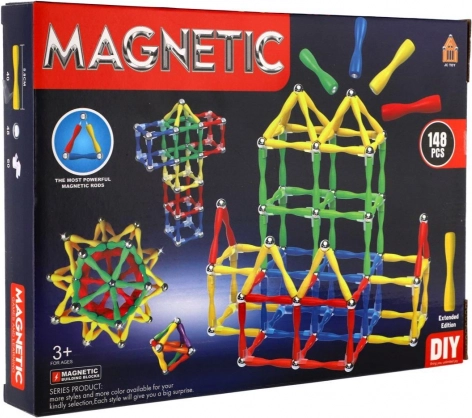 Set di costruzione magnetico 148 pezzi