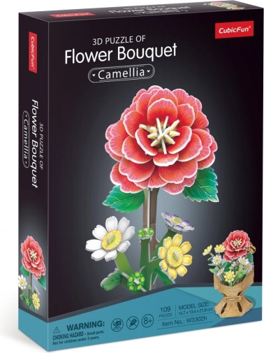 3D puzzle Mazzo di camelie